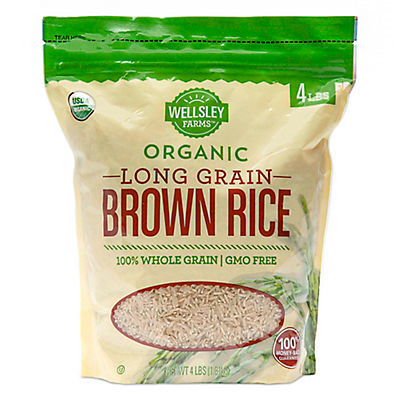 Wellsley Farms Organic Long-Grain Brown Rice, 4 lbs.