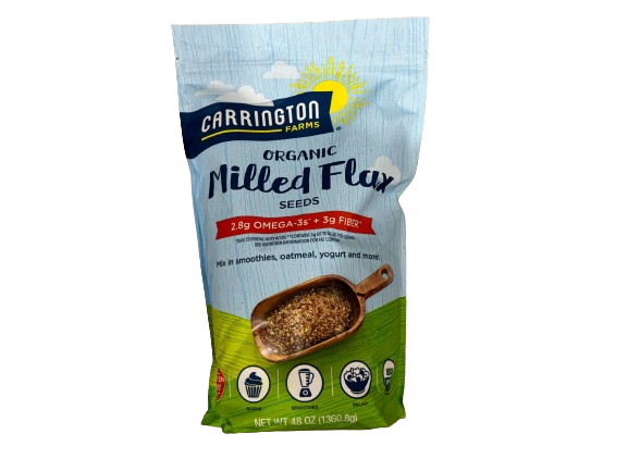 Carrington Farms Organic Milled Flax Seeds, 48 oz.