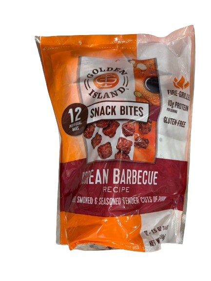 Golden Island Korean BBQ Snack Bites, 12 x 1.5 oz.