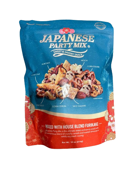 180 Snacks Japanese Party Mix Sweet & Savory Snack House Blend Furikake, 18 oz.