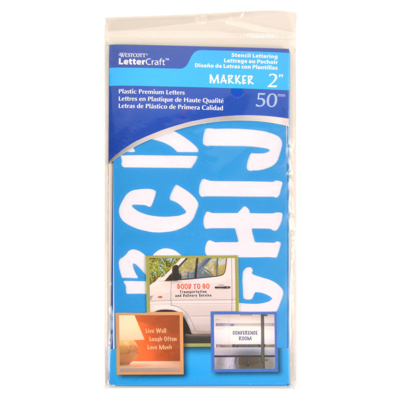 Marker 2In Stencils Alphabet Number (Pack of 12)