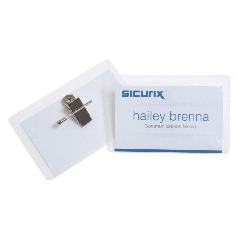 Clip/Pin Badge Kit 3.5X2.25 50/Bx