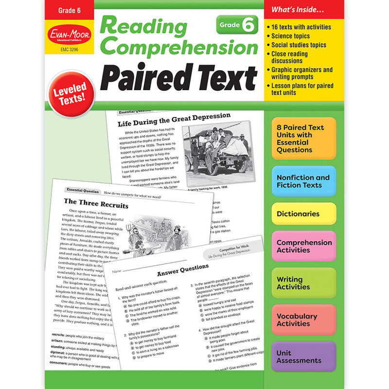Gr6 Reading Comp Paired Text
