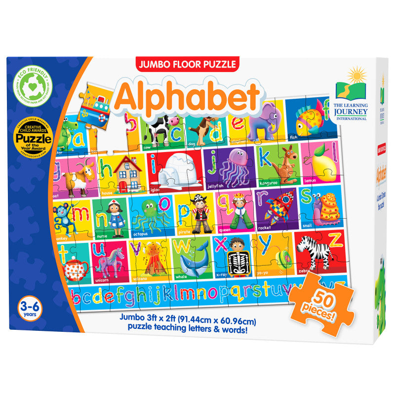 Jumbo Floor Puzzles Alphabet (Pack of 3)