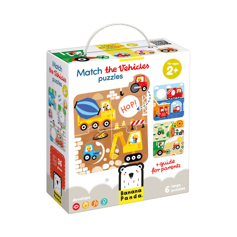 Match The Vehicles Puzzles (Pack of 2)