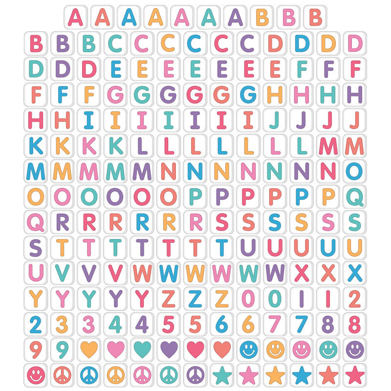 Letter Beads Bulletin Board Letters Crafty & Cool (Pack of 6)