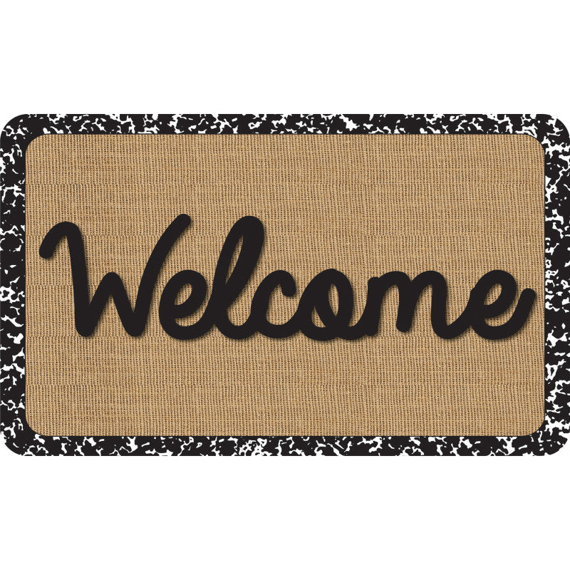 Welcome Mat 18X30 Burlap Compositin (Pack of 2)