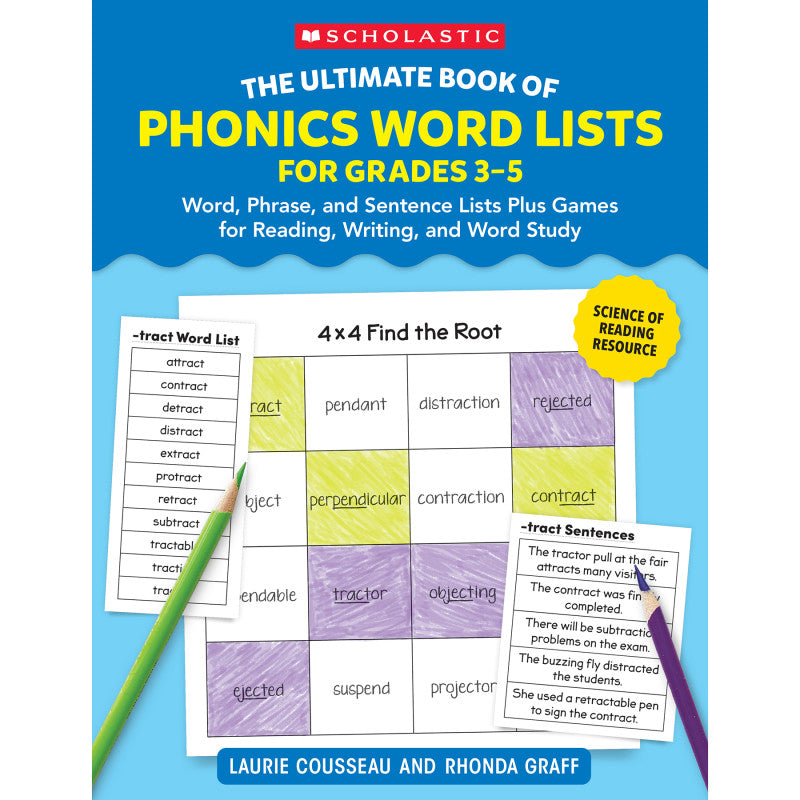 Ultimate Phonics Word Lists Gr 4-5 (Pack of 2)