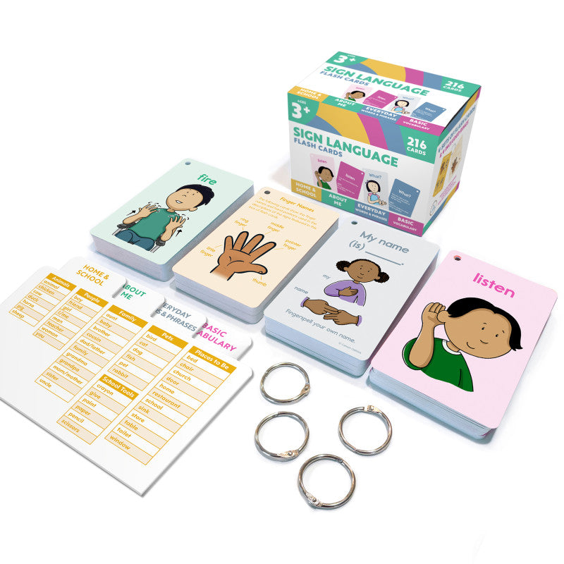 Sign Language Flash Cards (Pack of 2)