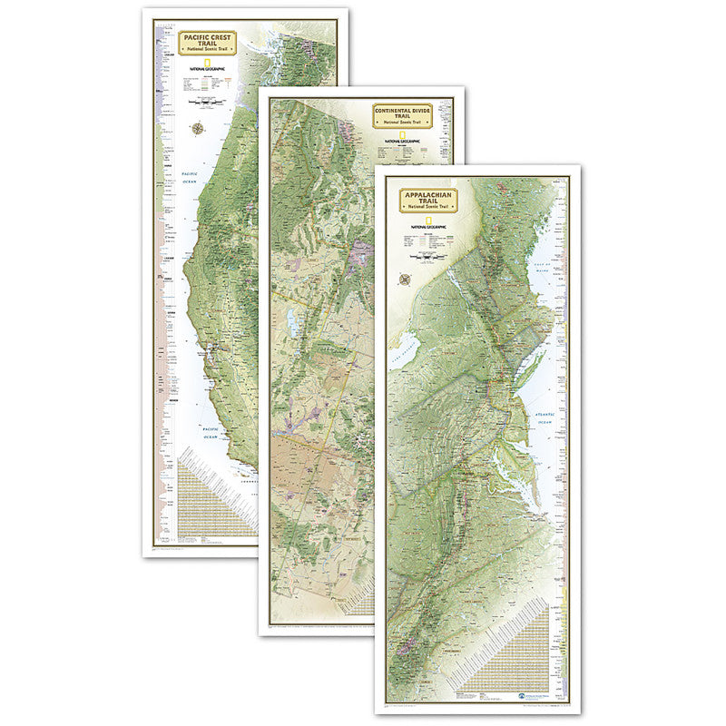 Triple Crown Of Hiking Map Gift Box