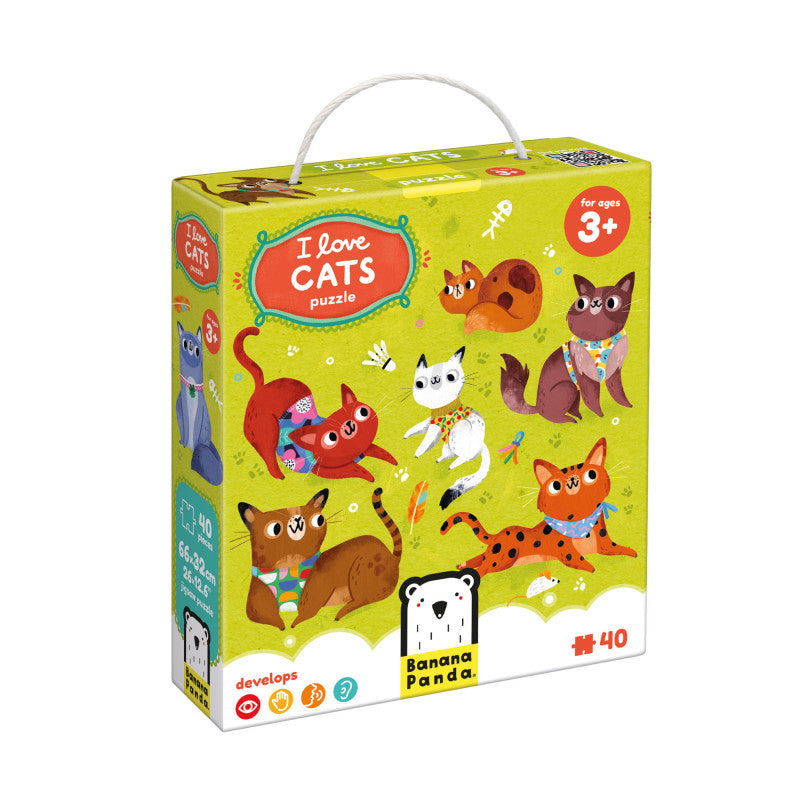I Love Cats Puzzle (Pack of 3)