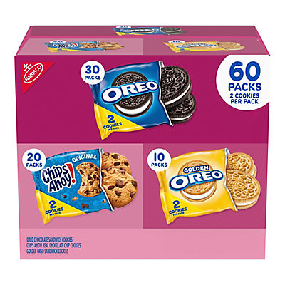 Nabisco Sweet Treats Cookie Variety Pack, Oreo & Chips Ahoy, 60 pk.