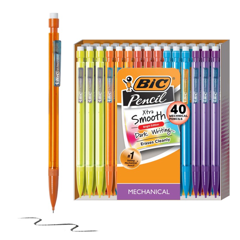 Asst Color Mechanical Pencils 40Ct Xtra Life (Pack of 2)
