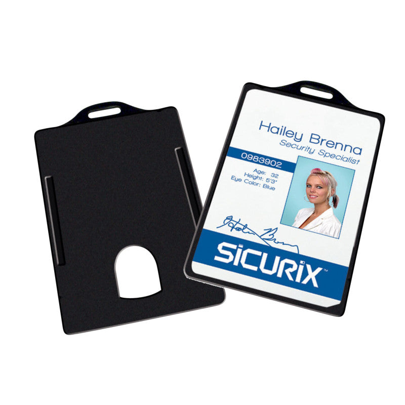 Black Card Holder Vertical 25/Pk (Pack of 2)