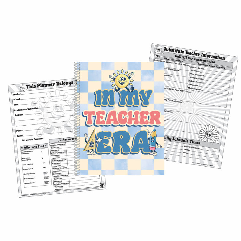 Scool Era Lesson Plan & Record Book (Pack of 3)