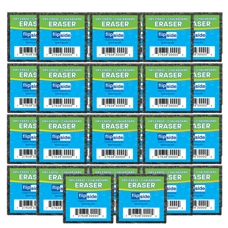 30Ct Student Felt Erasers 2 X 2In