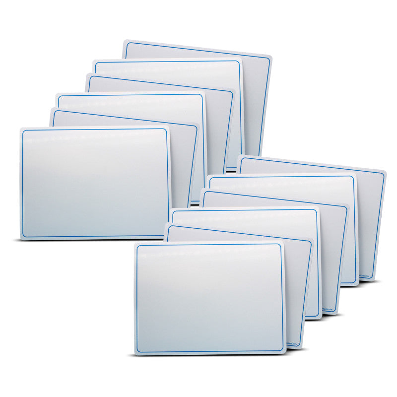 12Ct Learning Mat Letters & Numbers 9 X 12In Dry-Erase (Pack of 2)