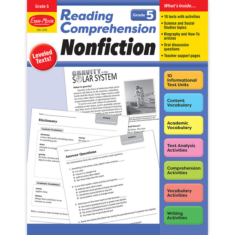 Gr5 Reading Comprehension Nonfictin