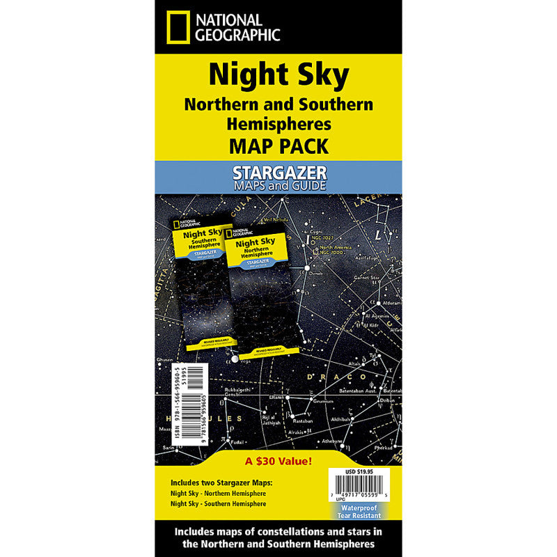 Night Sky Stargazer Folded Map Pack Bundle