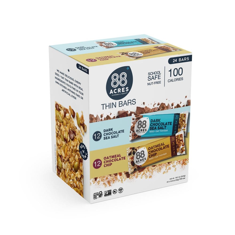 88 Acres Seed and Oat Granola Bar (24 ct.) - New Items - ShelHealth