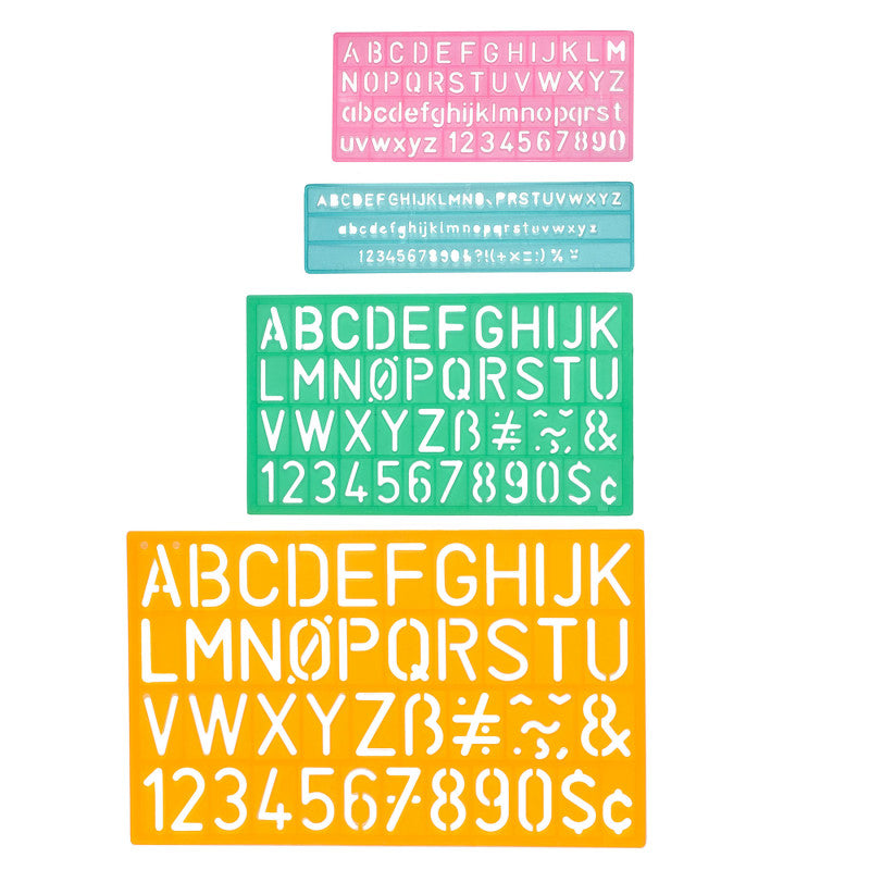 4-Piece Stencils Set (Pack of 12)