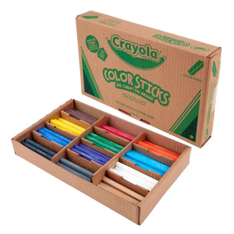 120Ct Color Sticks Classpack
