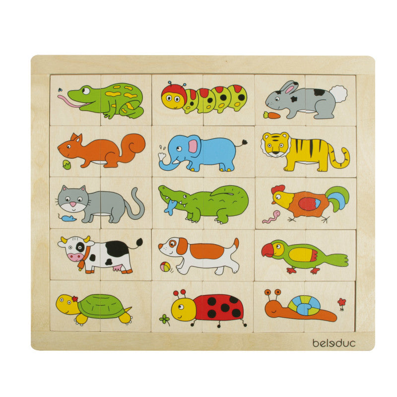 Beleduc - Match & Mix Animals (Pack of 2)