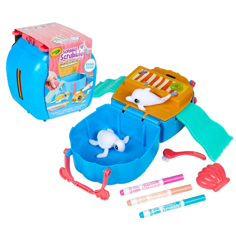 Ocean Pets Scribble Scrubbie Seashell Splash (Pack of 2)