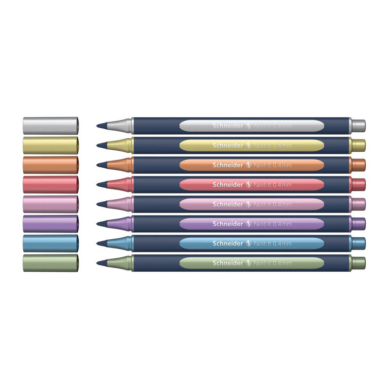 Paint-It 050 Metallic Roller 8Ct 0.4Mm (Pack of 2)