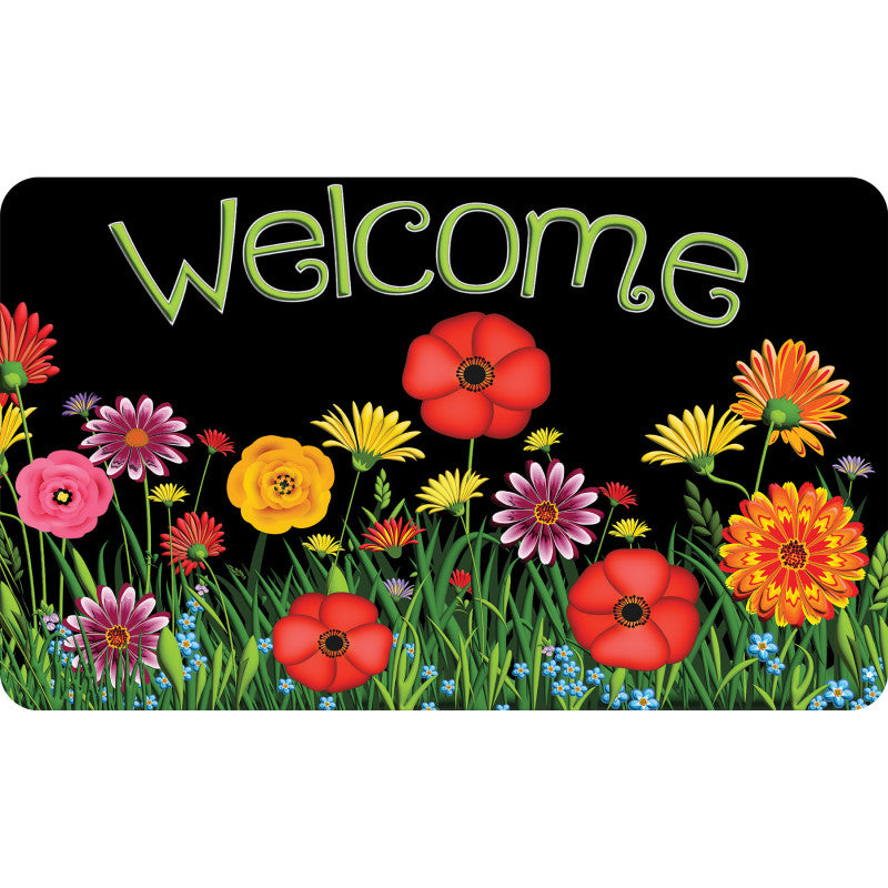 Welcome Mat 18X30 Wildflowers (Pack of 2)