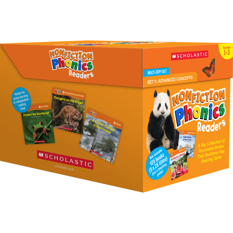 Nonfic Phonics Readers Set 4 Multi Advanced Concepts