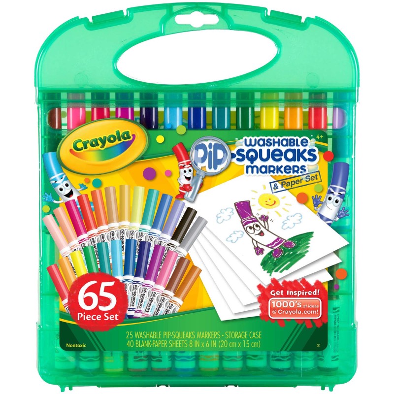 Pip-Squeaks Wash Marker & Paper Set (Pack of 2)