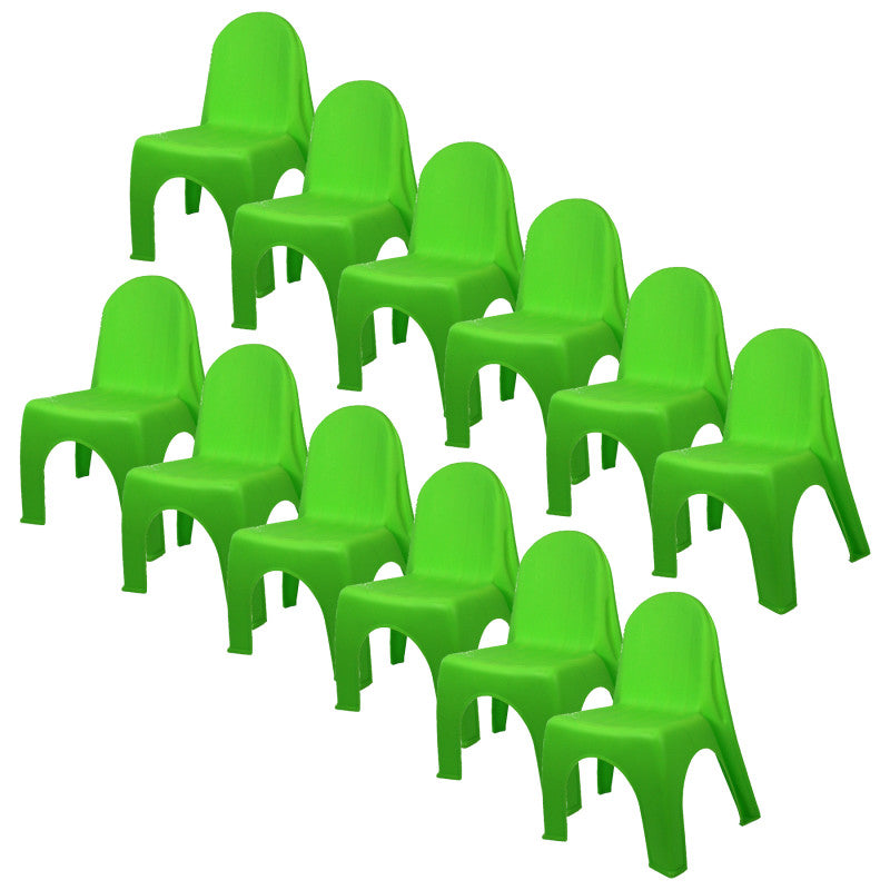 12Ct Kids Stack Chairs Brite Green