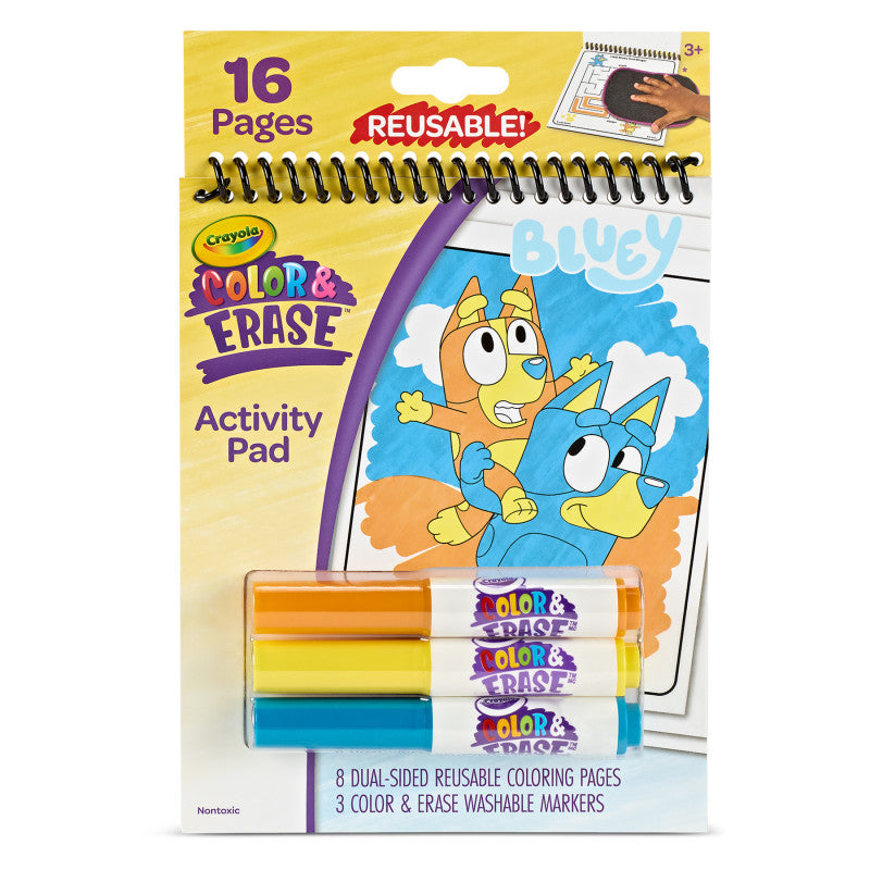 Color & Erase Activity Pad Bluey Reusable (Pack of 8)