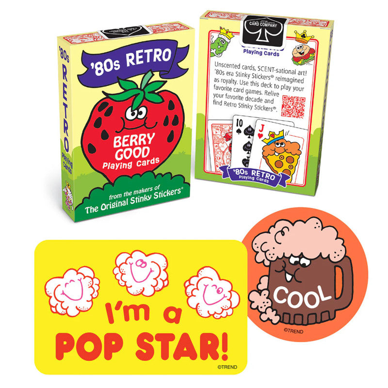 80S Retro Playing Cards & Stickers