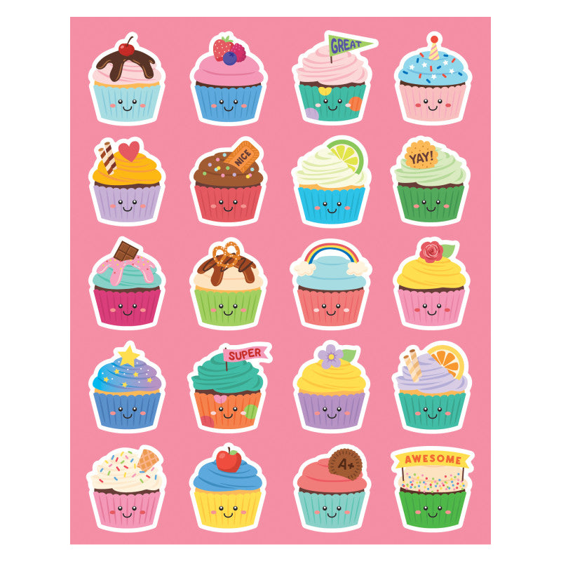 Cupcake Smelly Stickers (Pack of 12)