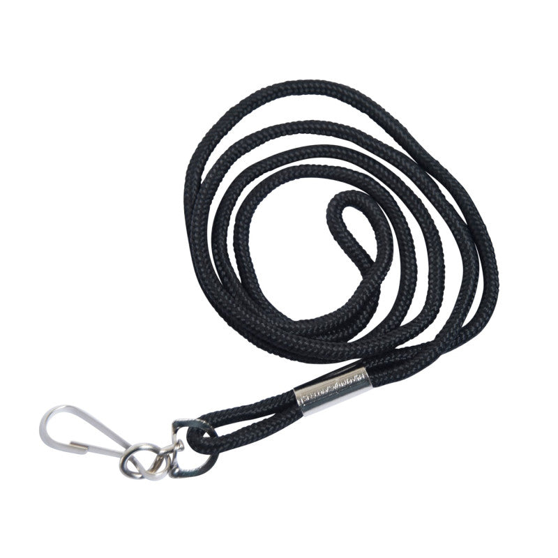 Std Rope Lanyard with Hook Blk 12/Pk (Pack of 6)