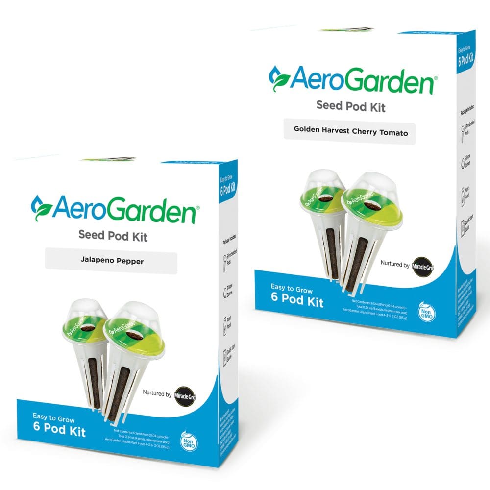 AeroGarden Tomato and Jalapeño Seed Pod Kit 12-Pod Dual Kit - Total Yard Care - AeroGarden