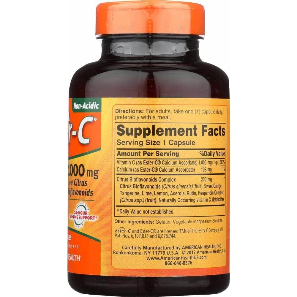 Ester C American Health Ester-C 1000 mg with Citrus Bioflavonoids, 90 Capsules