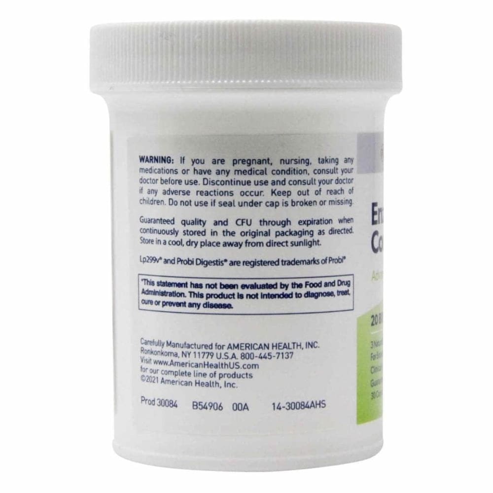 AMERICAN HEALTH American Health Probiotic Enzyme Complex, 30 Cp