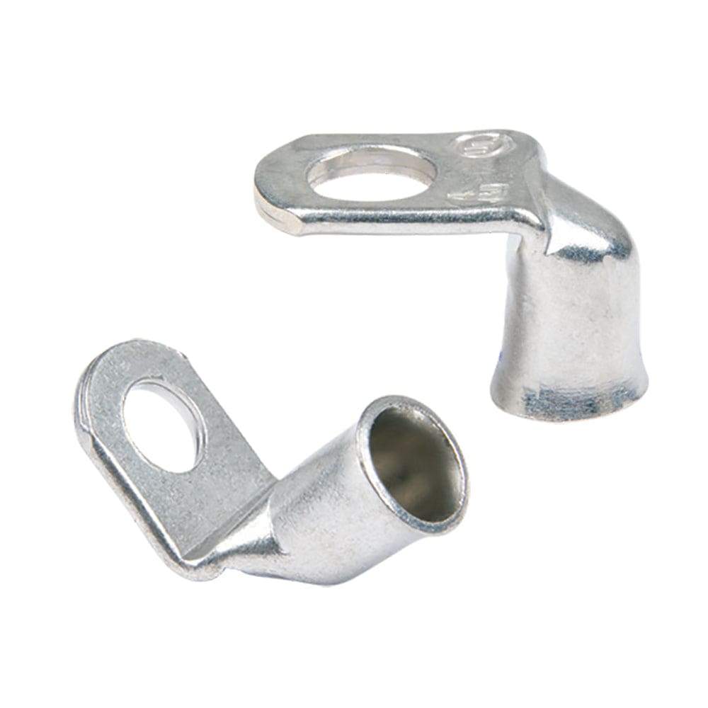 Ancor 90° Tinned Copper Lug #1 - 3/ 8 - 2-Piece (Pack of 4) - Electrical | Terminals - Ancor