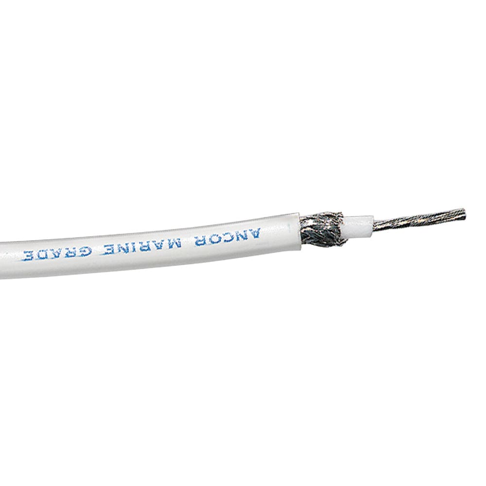 Ancor RG-213 White Tinned Coaxial Cable - 100’ - Electrical | Wire,Communication | Accessories - Ancor
