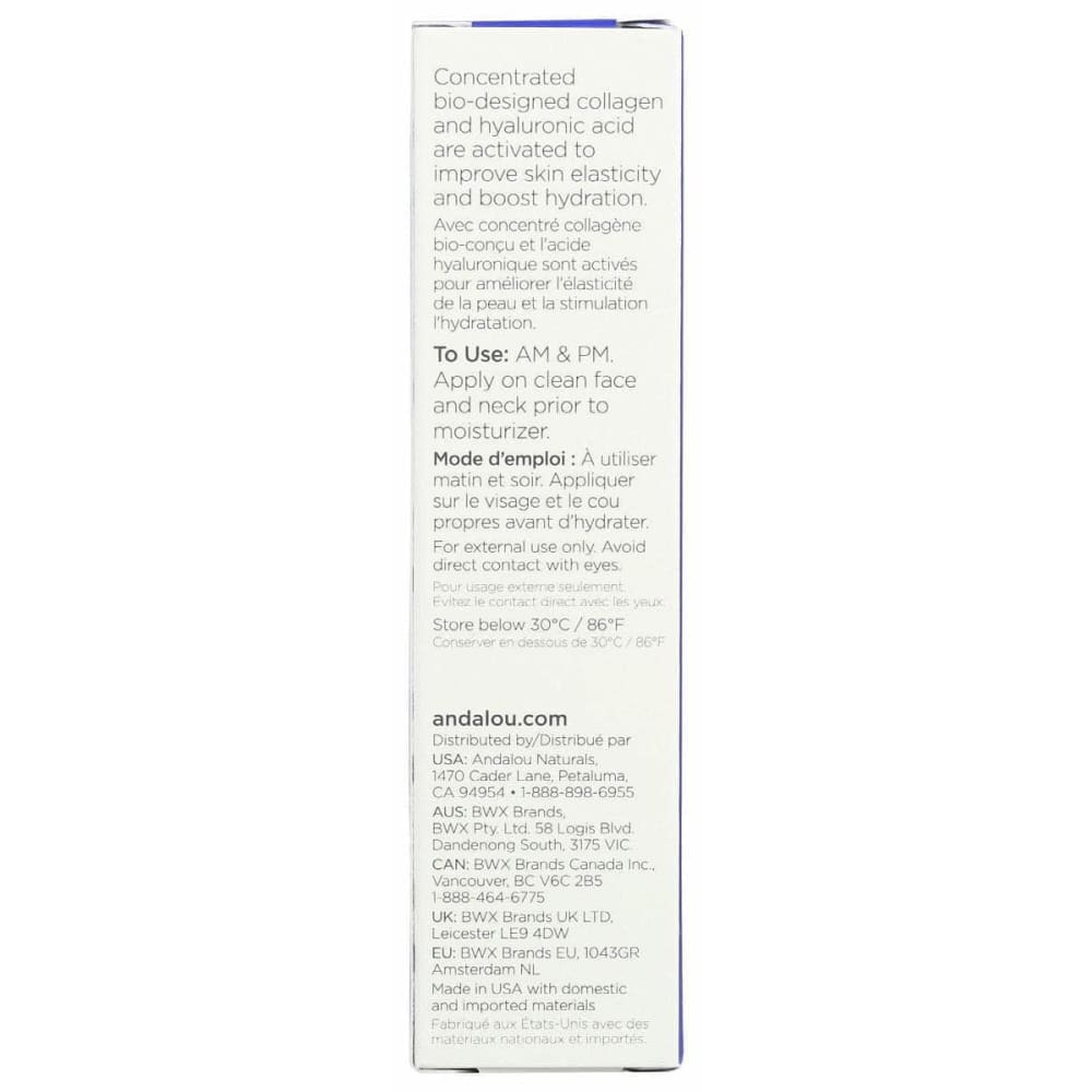 ANDALOU NATURALS Beauty & Body Care > Skin Care ANDALOU NATURALS: Deep Hydration Life Boosting Serum, 1 fo