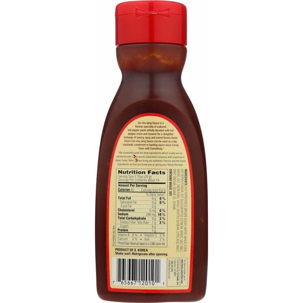 Annie Chuns Annie Chuns Go Chu Jang Korean Sweet and Spicy Sauce, 10 oz