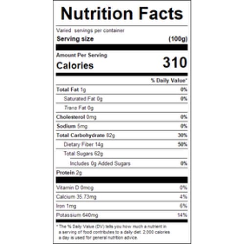 Apples Unsulfured Sweet Apple Snitz 10lb - Cooking/Dried Fruits & Vegetables - Apples