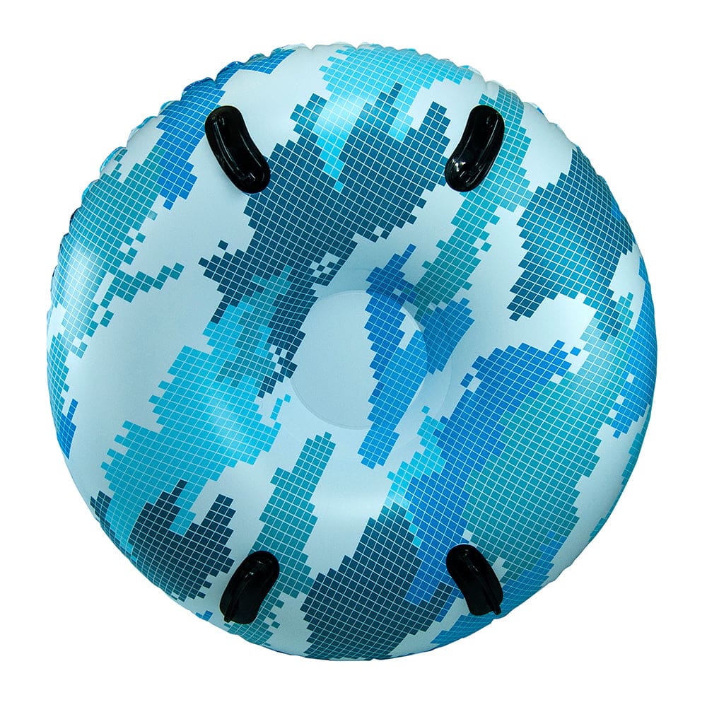 Aqua Leisure 48 Pipeline Sno™ Mega 2-Person Sno-Tube - Blue Camo - Outdoor | Winter Sports - Aqua Leisure