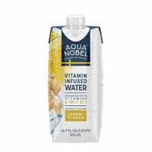 AQUA NOBEL Grocery > Beverages > Water AQUA NOBEL: Water Lemon And Ginger, 16.9 fo