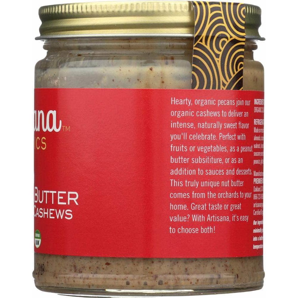 Artisana Artisana Pecan Butter with Cashews, 8 oz