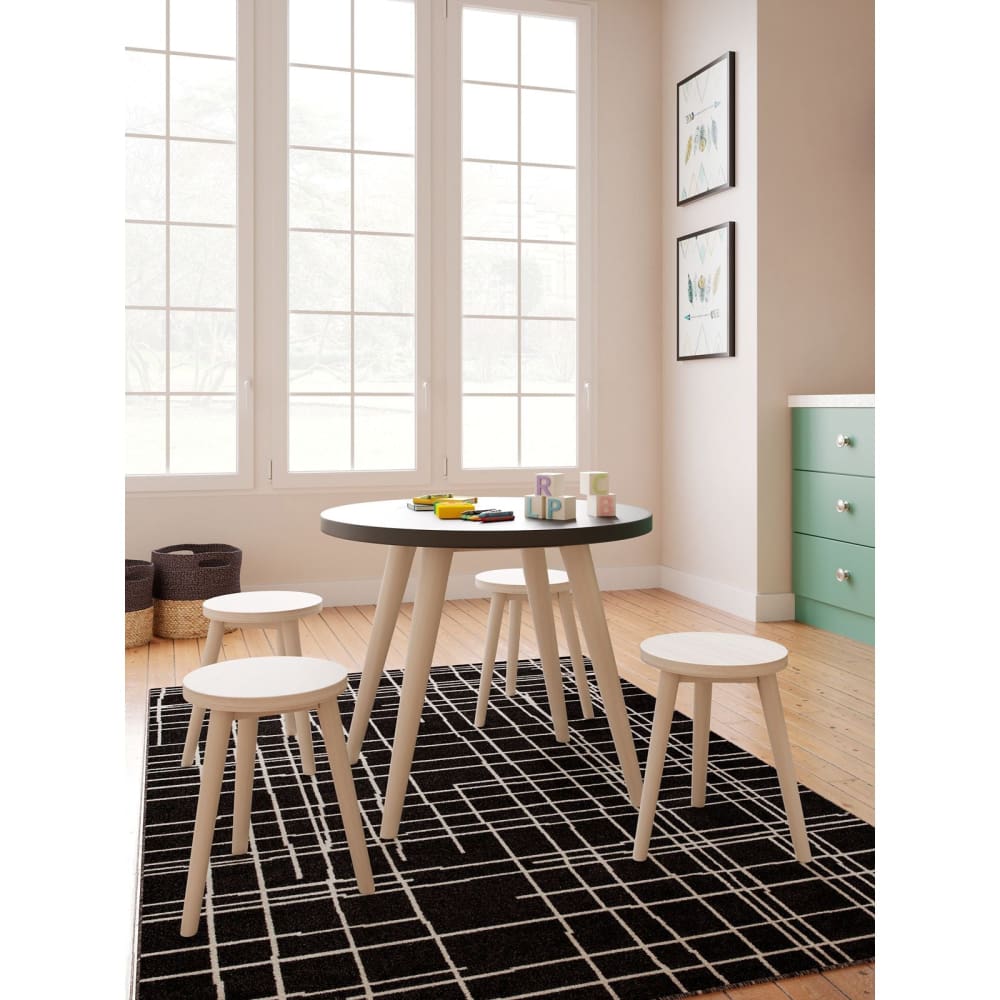 Ashley Furniture Ashley Furniture 5-Piece Table Set - Black - Home/Furniture/Kidsโ Furniture/Kidsโ Bedrooms/ - Ashley Furniture