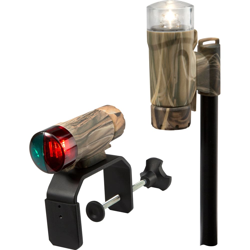 Attwood Clamp-On Portable LED Light Kit - RealTree® Max-4 Camo - Lighting | Navigation Lights - Attwood Marine